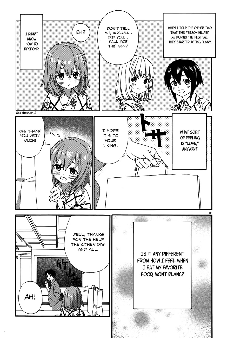 Yumekuri Chapter 19.5 page 4 - Chapter 19.5: Nice to meet you. My name is Kosuzu Kusunoki.