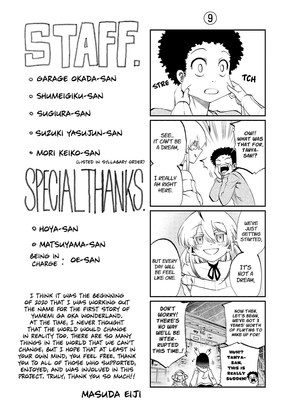 Yumemi ga oka Wonderland Chapter 17 page 46 - Chapter 17: Sayonara, Debt Repaying Tanya-san [END]