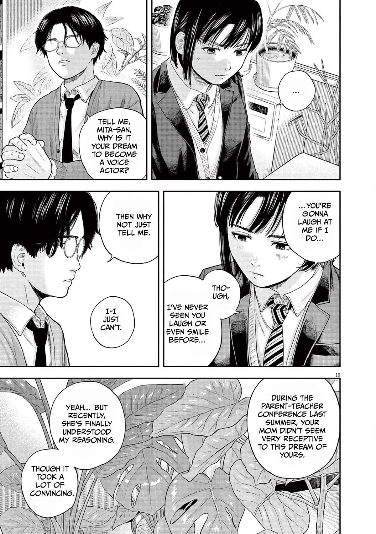 Yumenashi-sensei's Guidance Counseling Chapter 1 page 18 - Chapter 1: Aspiration: Voice Actor Part 1