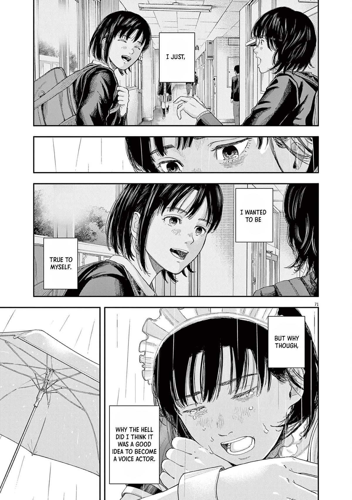 Yumenashi-sensei's Guidance Counseling Chapter 1 page 69 - Chapter 1: Aspiration: Voice Actor Part 1
