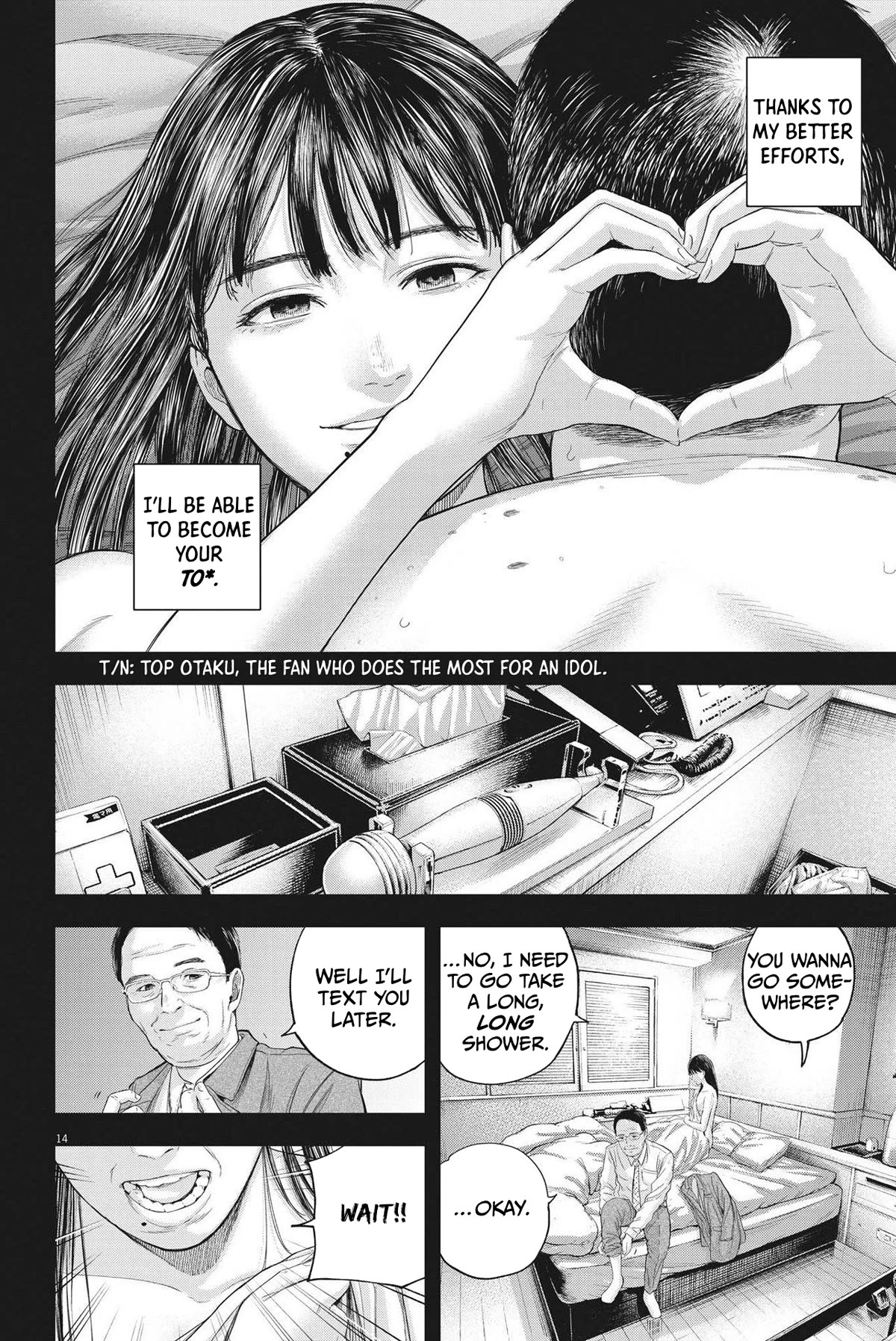 Yumenashi-sensei's Guidance Counseling Chapter 11 page 14 - Chapter 11: Aspiration: Male Idol Part 6