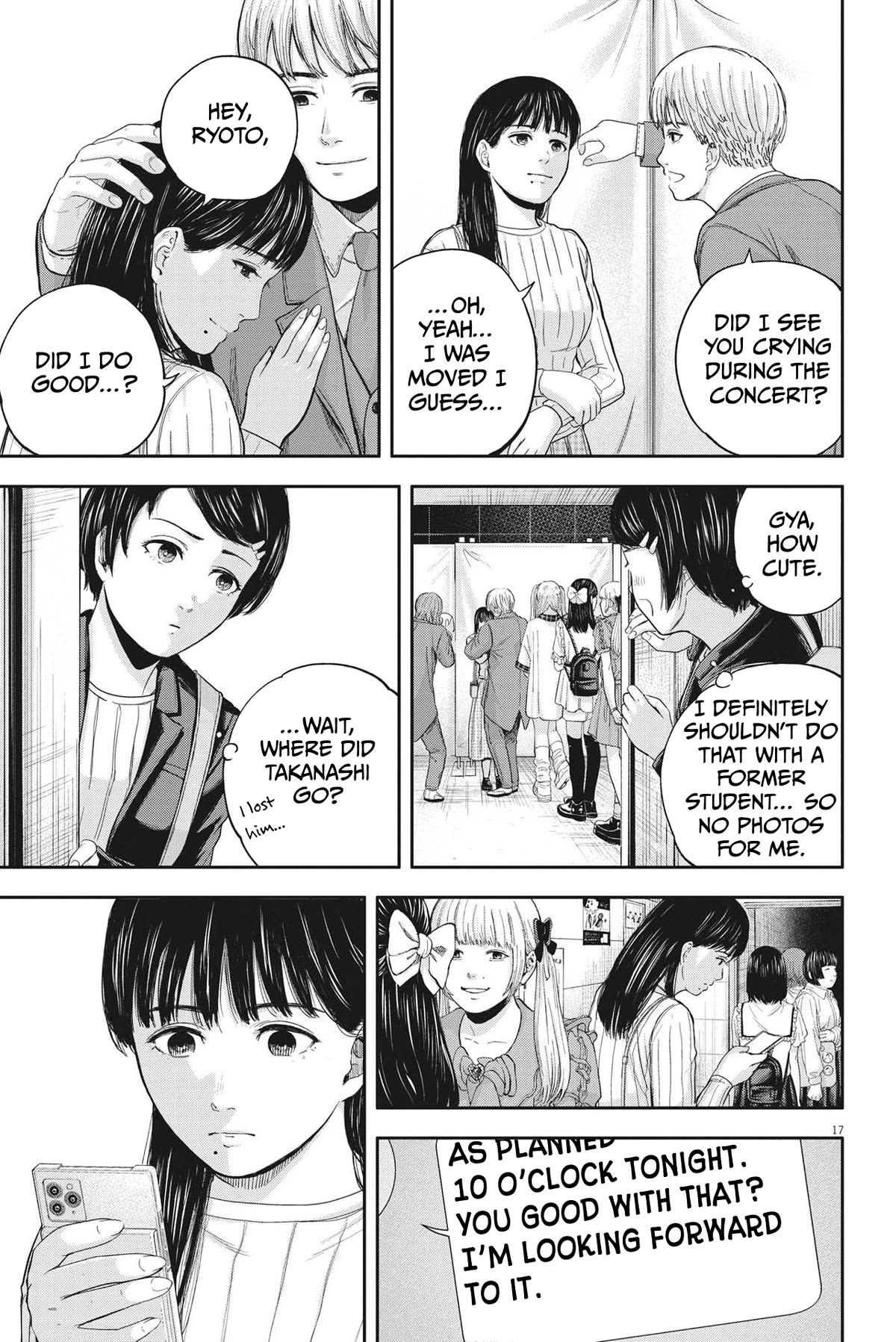 Yumenashi-sensei's Guidance Counseling Chapter 11 page 17 - Chapter 11: Aspiration: Male Idol Part 6