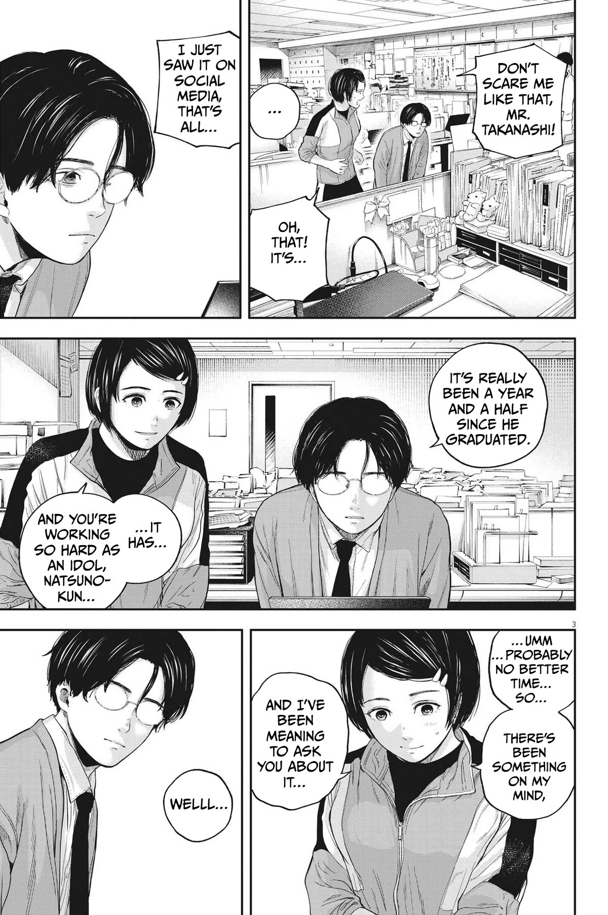 Yumenashi-sensei's Guidance Counseling Chapter 11 page 3 - Chapter 11: Aspiration: Male Idol Part 6