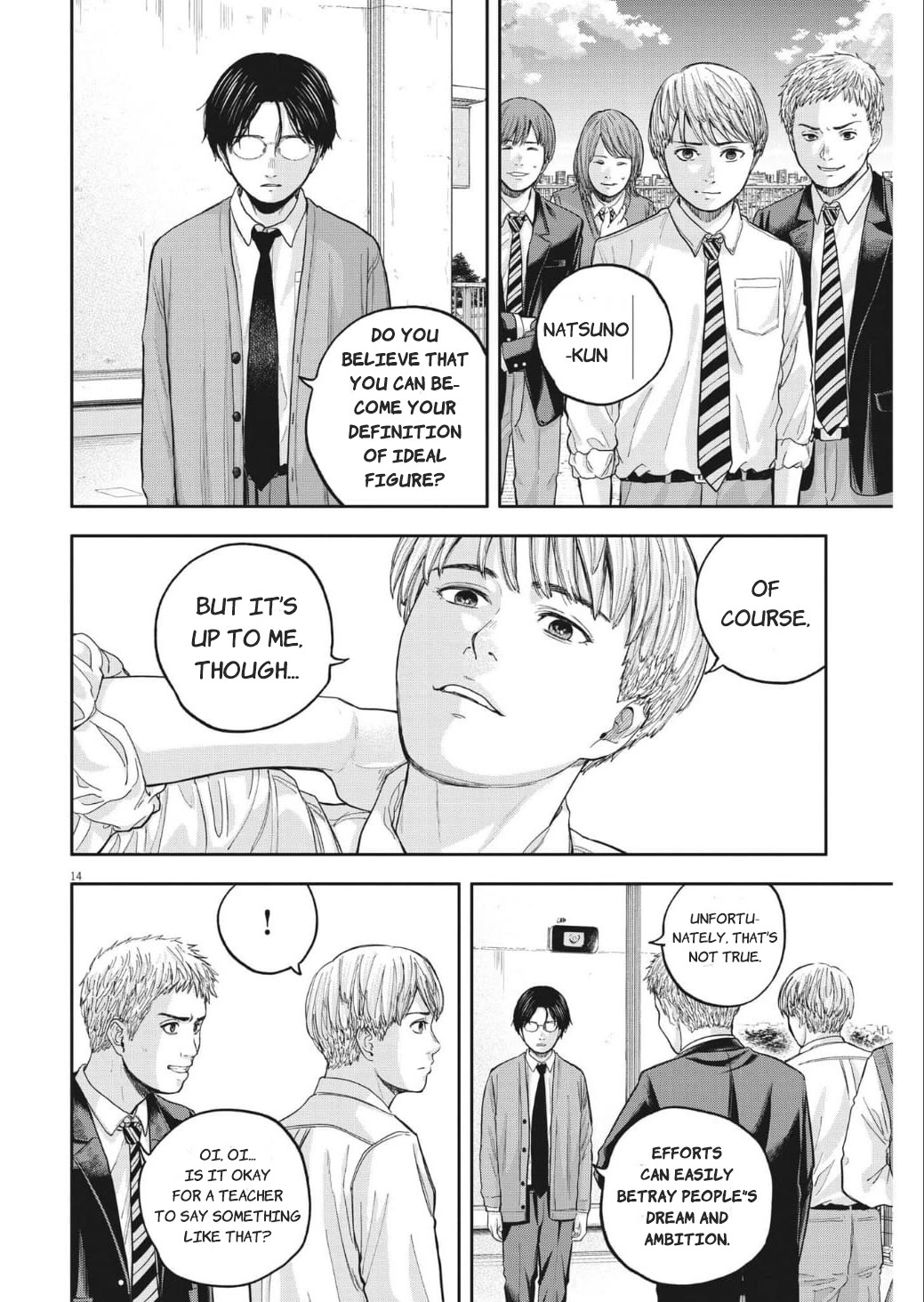 Yumenashi-sensei's Guidance Counseling Chapter 14 page 14 - Chapter 14: Aspiration: Male Idol part8