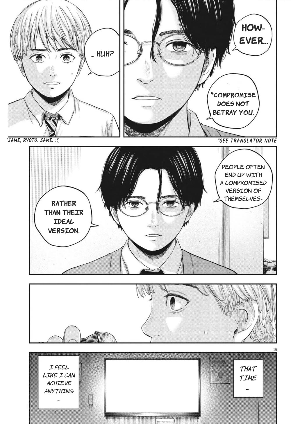 Yumenashi-sensei's Guidance Counseling Chapter 14 page 15 - Chapter 14: Aspiration: Male Idol part8