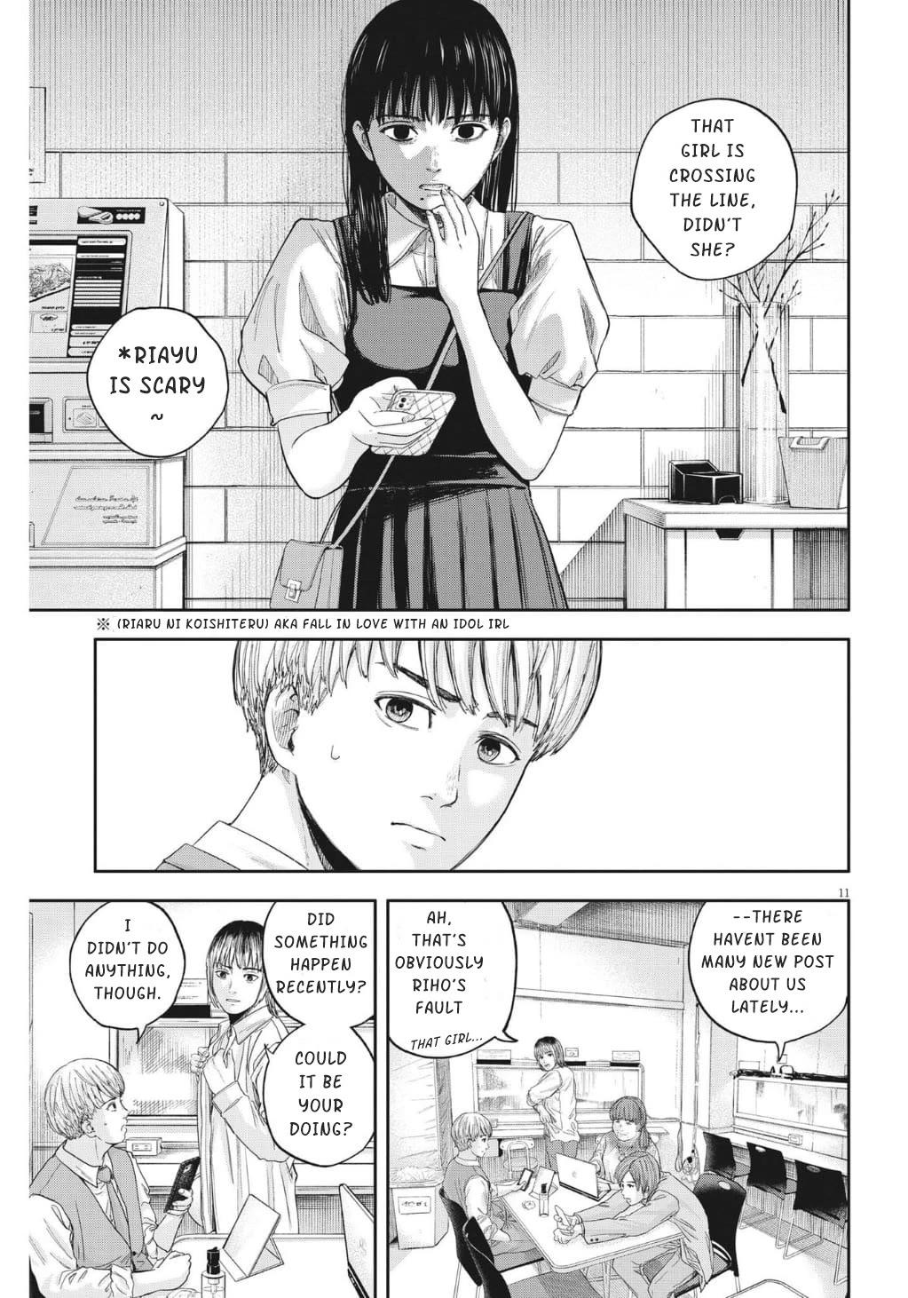 Yumenashi-sensei's Guidance Counseling Chapter 15 page 12 - Chapter 15: ASPIRATION: MALE IDOL PART 9