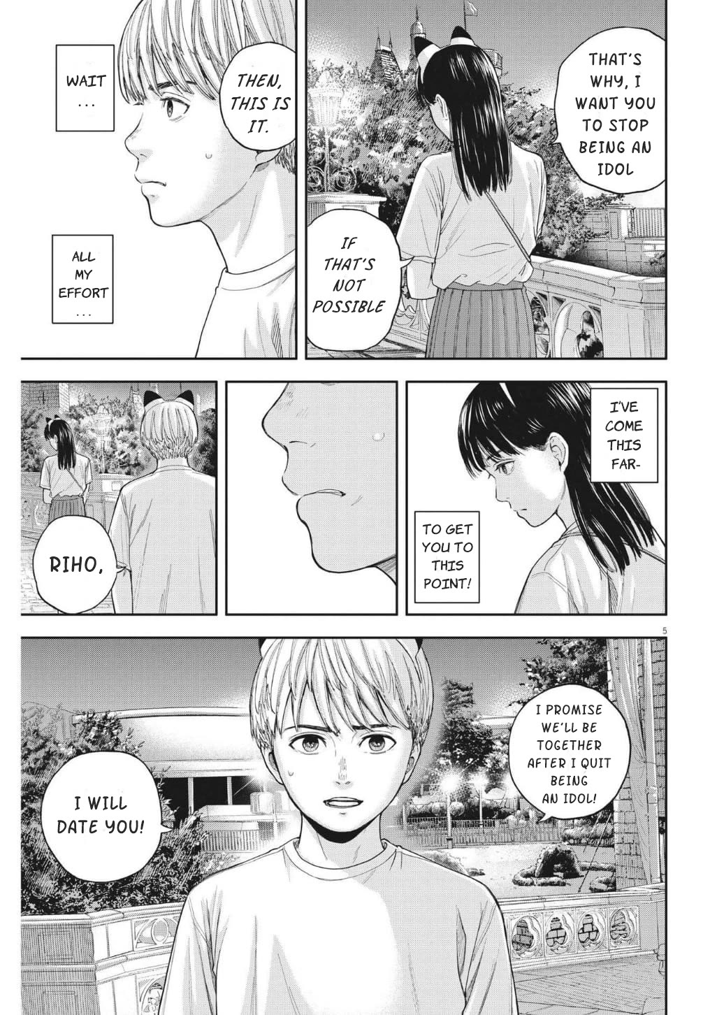Yumenashi-sensei's Guidance Counseling Chapter 15 page 6 - Chapter 15: ASPIRATION: MALE IDOL PART 9