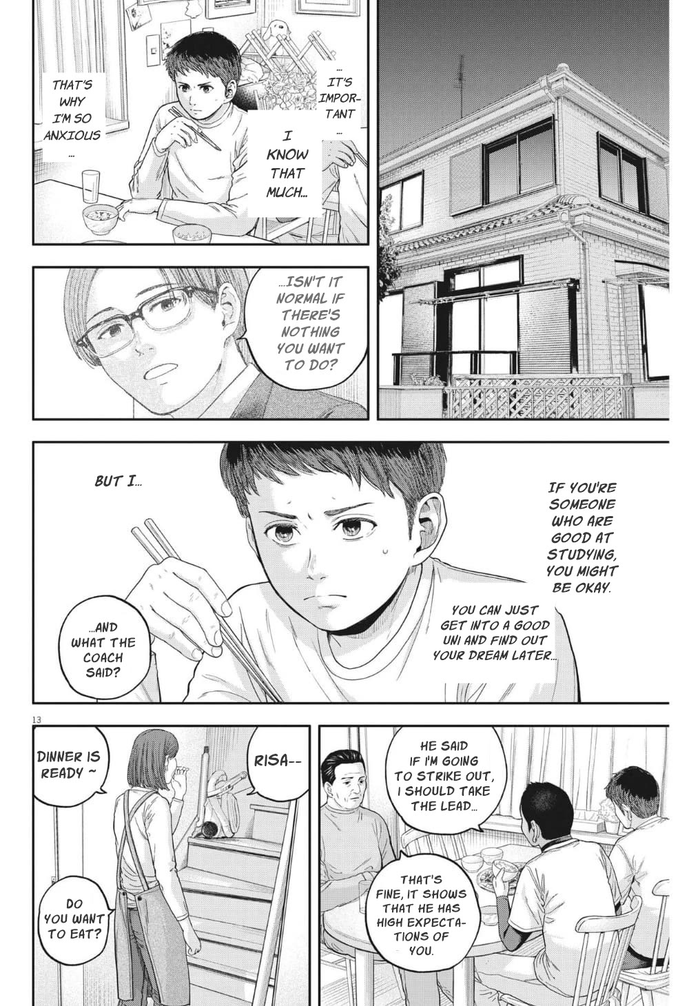 Yumenashi-sensei's Guidance Counseling Chapter 19 page 13 - Chapter 19: Aspiration: Undecided (part 1)
