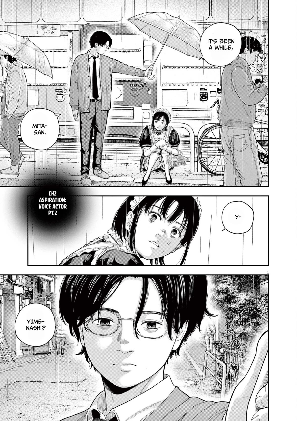 Yumenashi-sensei's Guidance Counseling Chapter 2 page 1 - Chapter 2: Aspiration: Voice Actor Part 2