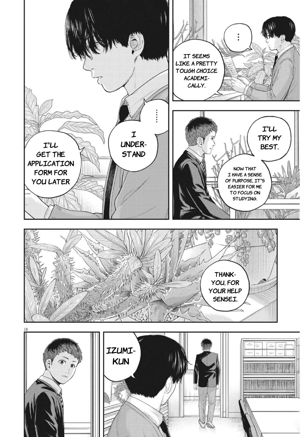 Yumenashi-sensei's Guidance Counseling Chapter 20 page 18 - Chapter 20: Aspiration: Undecided (Part 2)