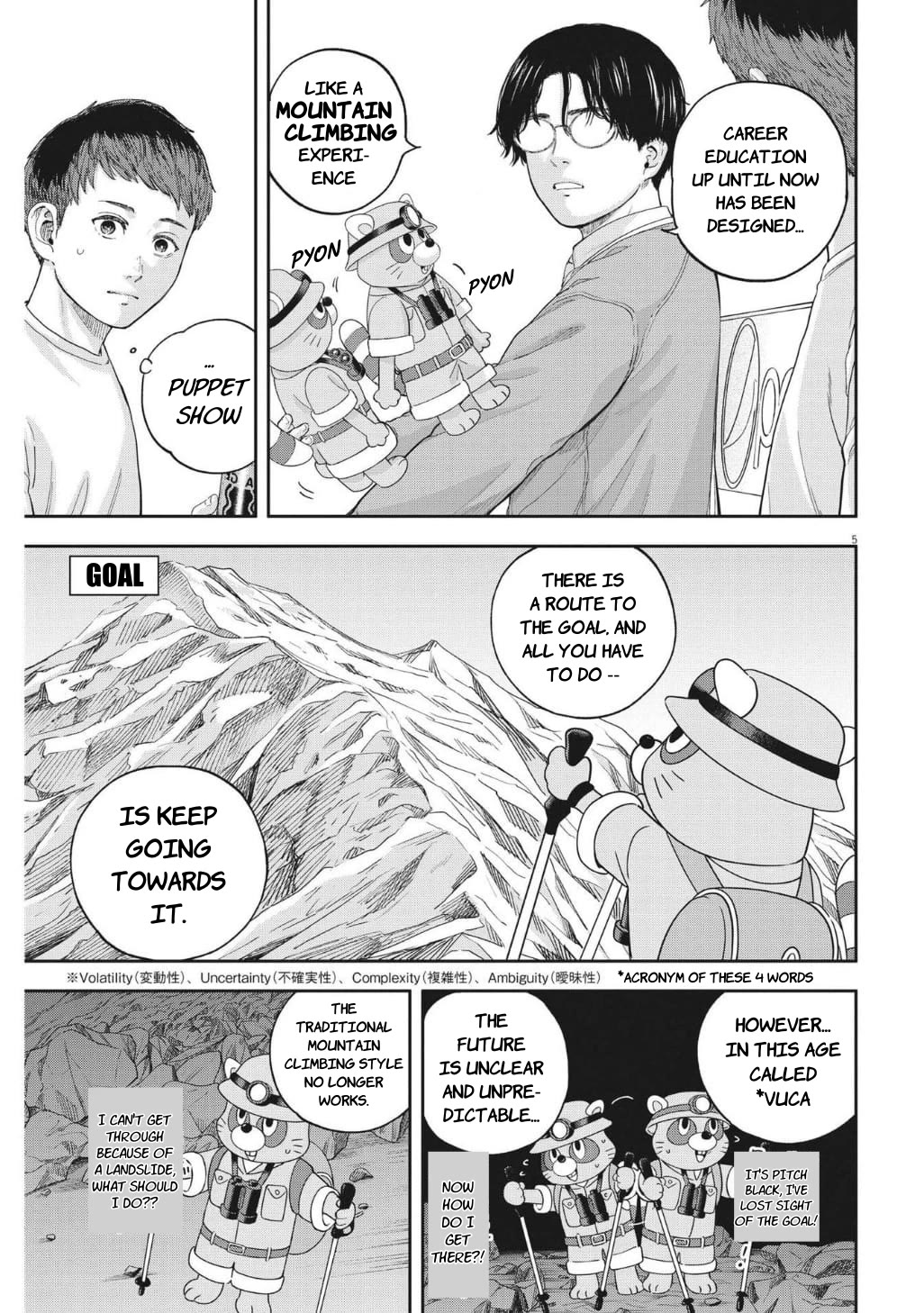Yumenashi-sensei's Guidance Counseling Chapter 20 page 5 - Chapter 20: Aspiration: Undecided (Part 2)