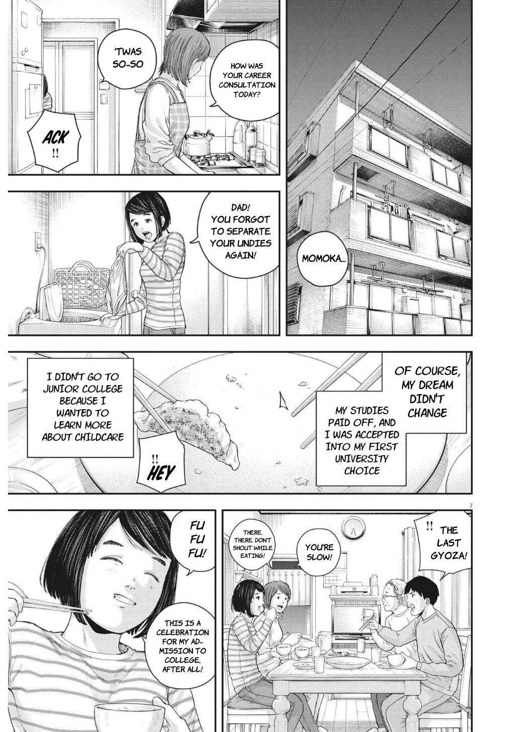 Yumenashi-sensei's Guidance Counseling Chapter 21 page 7 - Chapter 21: Aspiration: Nursery Teacher (part 1)