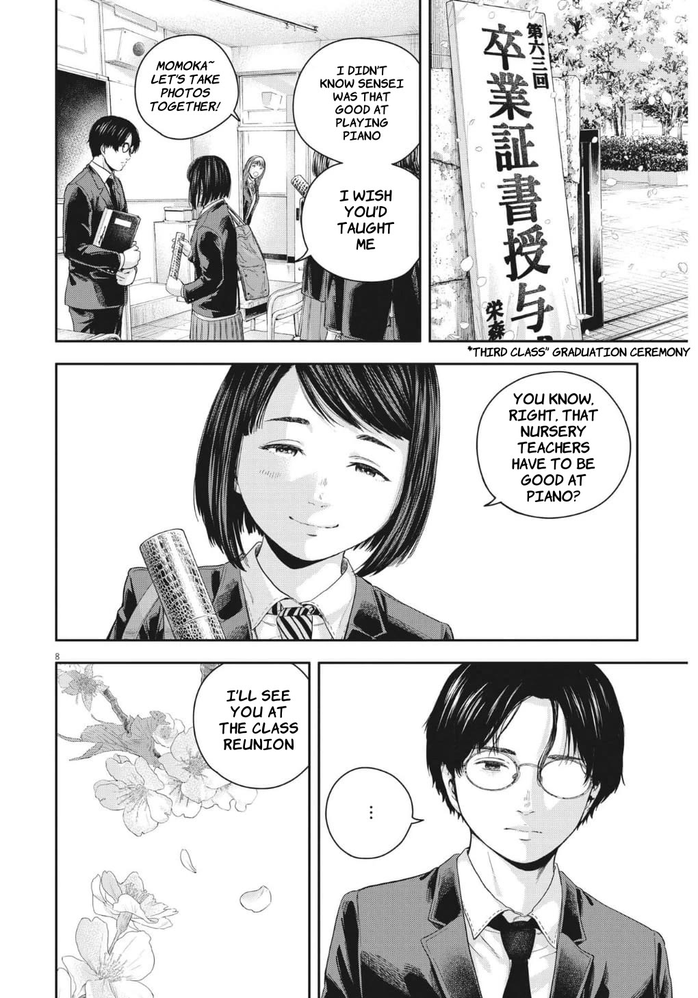 Yumenashi-sensei's Guidance Counseling Chapter 21 page 8 - Chapter 21: Aspiration: Nursery Teacher (part 1)