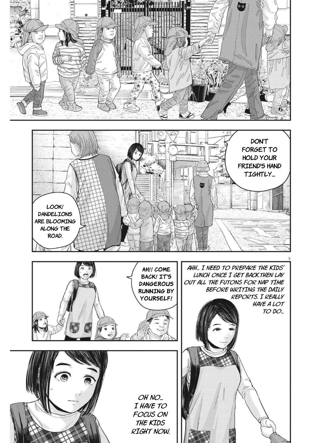 Yumenashi-sensei's Guidance Counseling Chapter 22 page 5 - Chapter 22: Aspiration: Nursery Teacher (part 2)