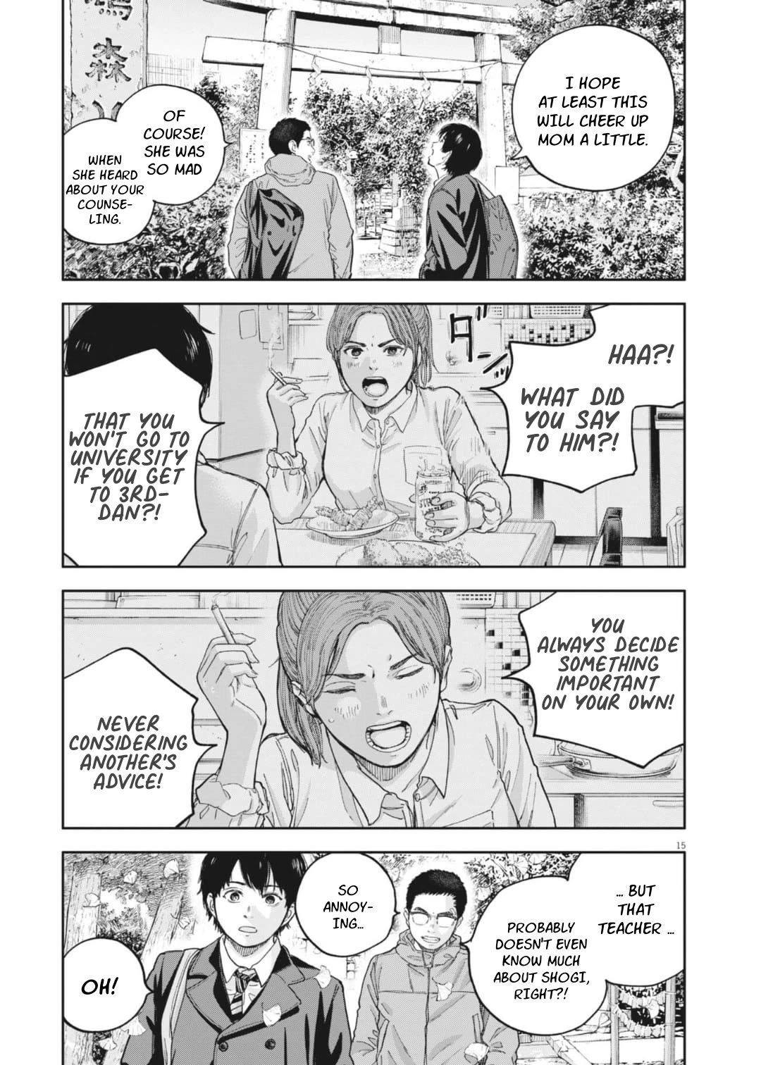 Yumenashi-sensei's Guidance Counseling Chapter 26 page 15 - Chapter 26: Aspiration: Shogi Player (part 2)