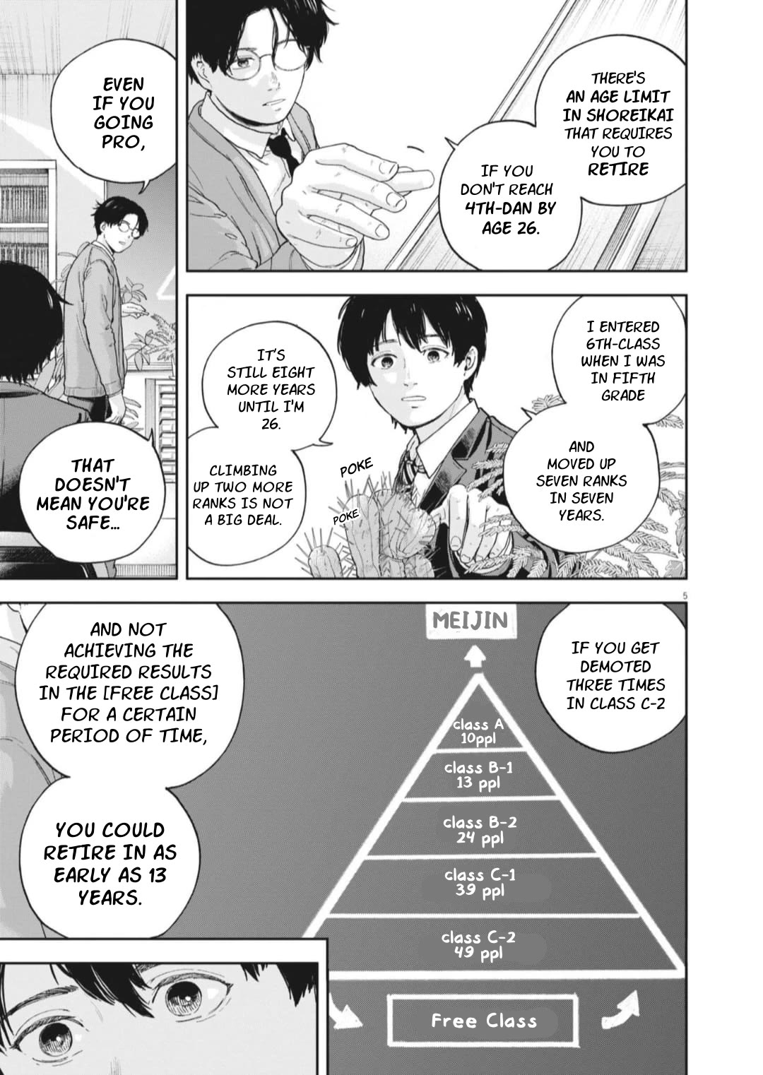 Yumenashi-sensei's Guidance Counseling Chapter 26 page 5 - Chapter 26: Aspiration: Shogi Player (part 2)