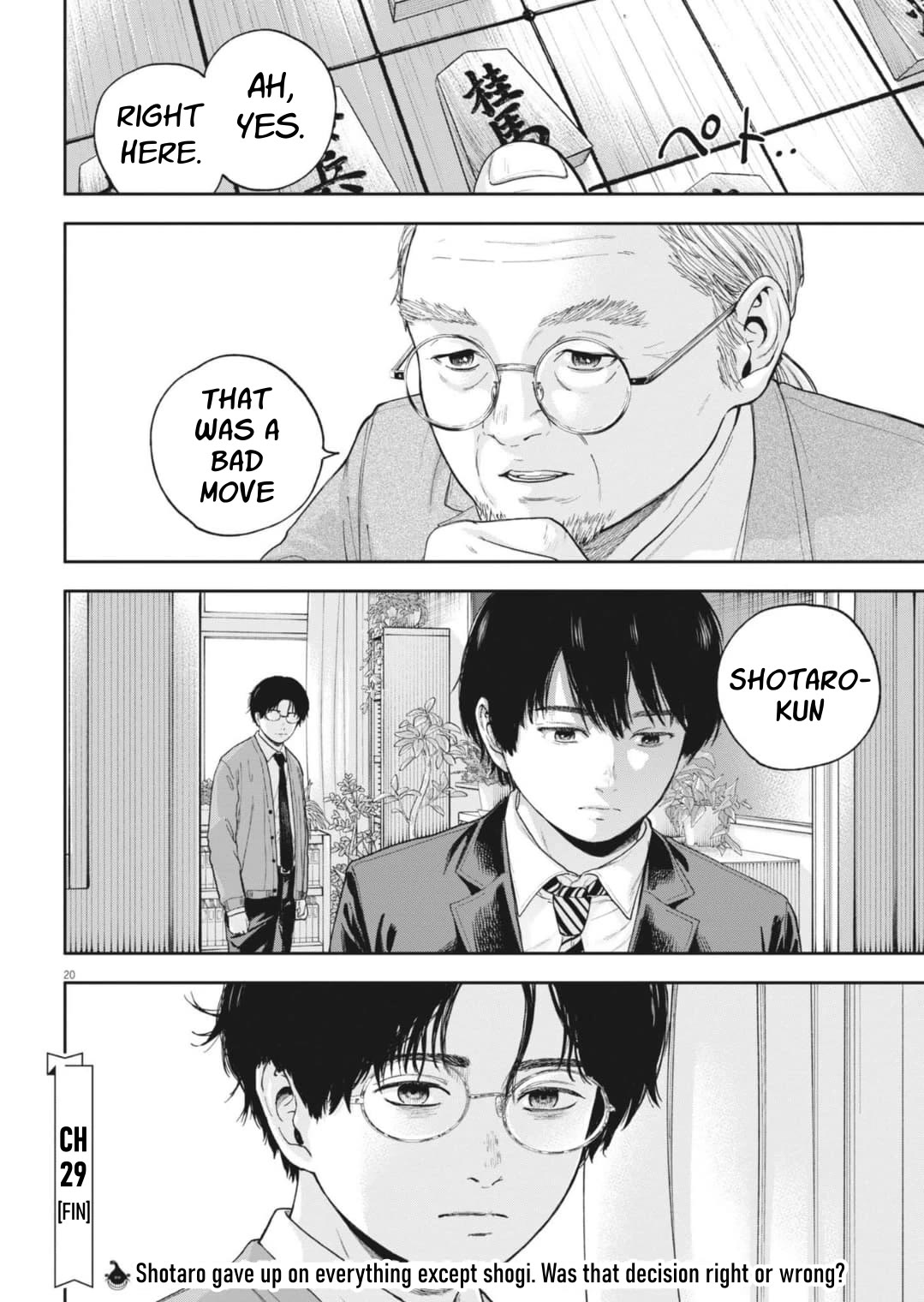 Yumenashi-sensei's Guidance Counseling Chapter 29 page 22 - Chapter 29: Aspiration: Shogi Player (5)