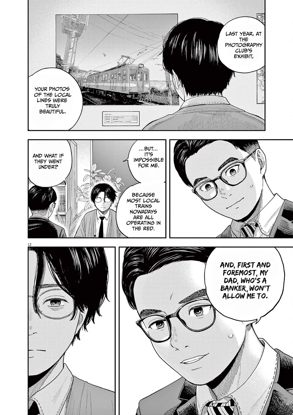 Yumenashi-sensei's Guidance Counseling Chapter 3 page 12 - Chapter 3: Aspiration: Train Engineer Part 1