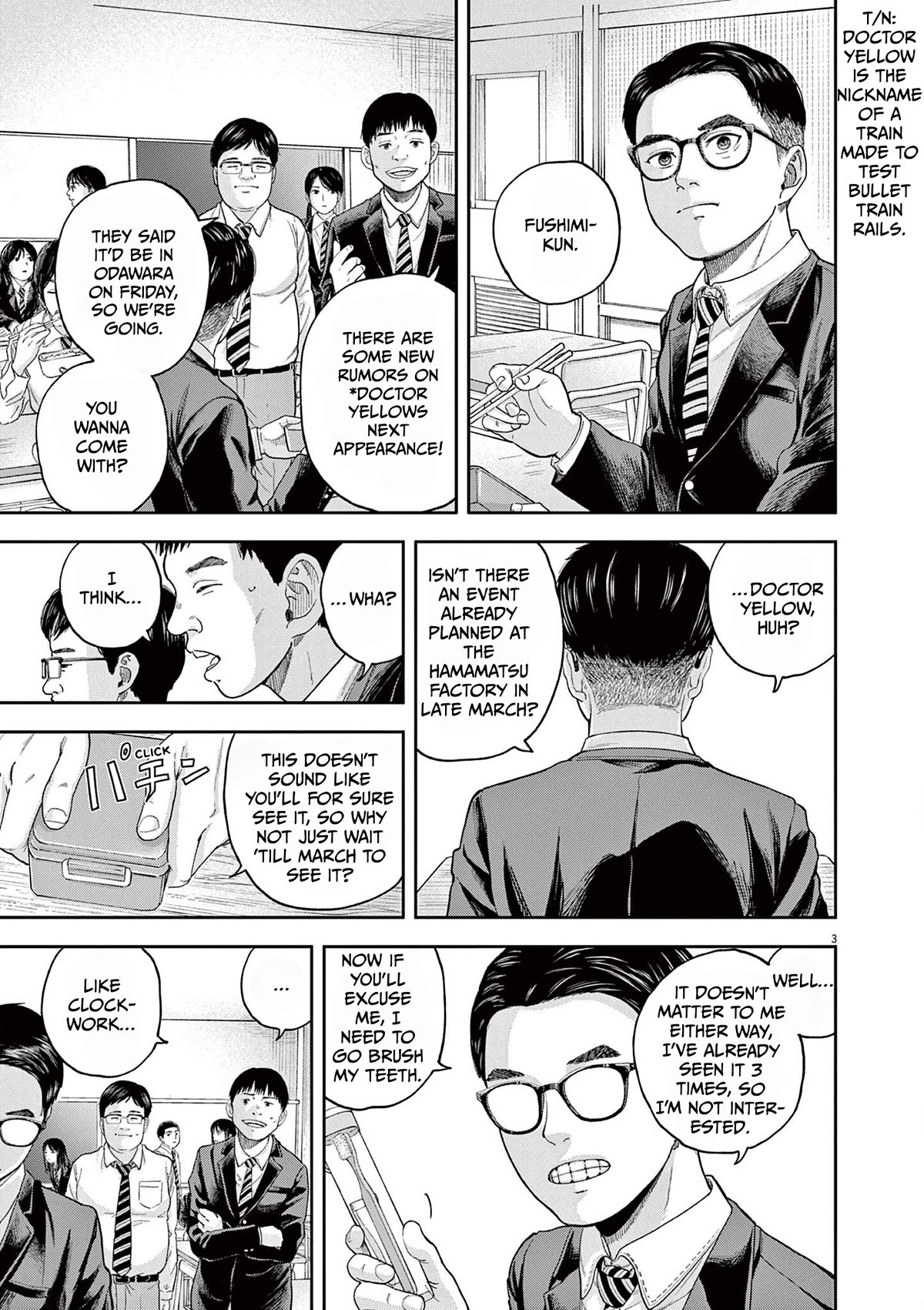 Yumenashi-sensei's Guidance Counseling Chapter 3 page 3 - Chapter 3: Aspiration: Train Engineer Part 1