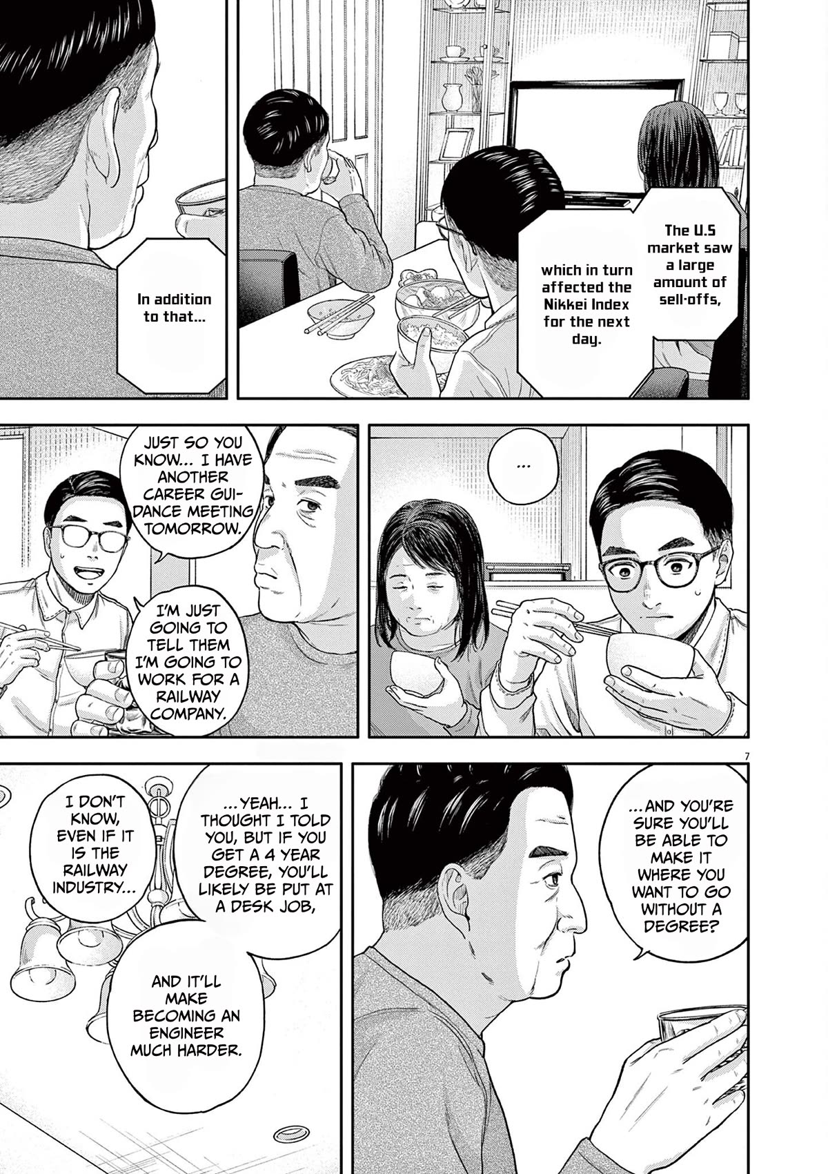 Yumenashi-sensei's Guidance Counseling Chapter 3 page 7 - Chapter 3: Aspiration: Train Engineer Part 1