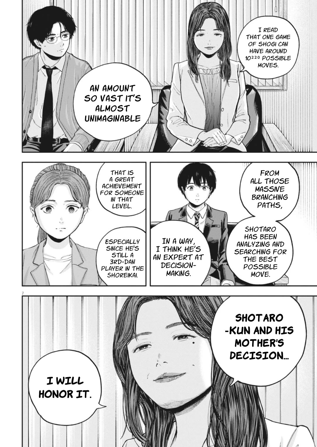 Yumenashi-sensei's Guidance Counseling Chapter 30 page 8 - Chapter 30: Aspiration: Shogi Player (6)
