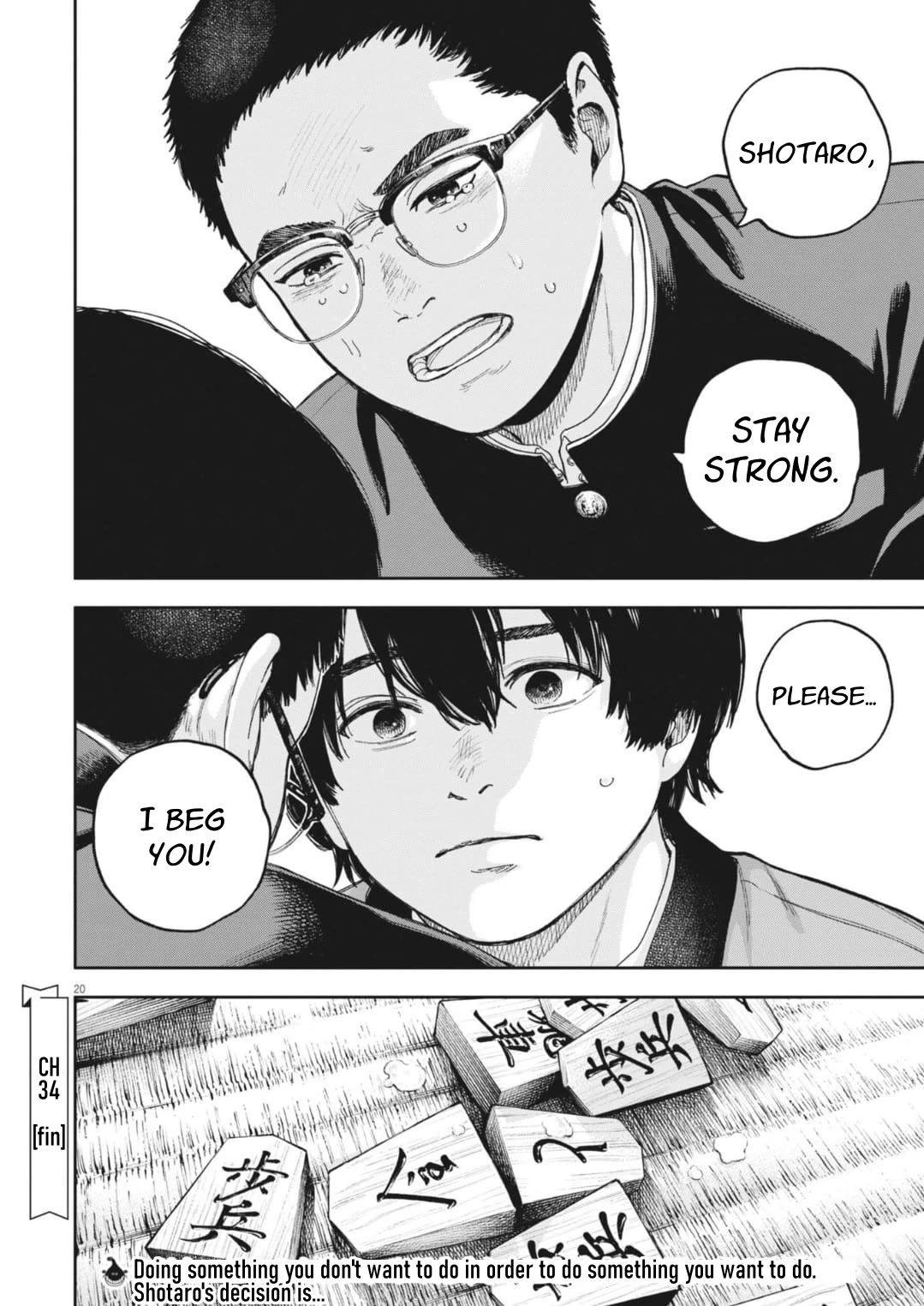 Yumenashi-sensei's Guidance Counseling Chapter 34 page 20 - Chapter 34: Aspiration: Shogi Player (10)