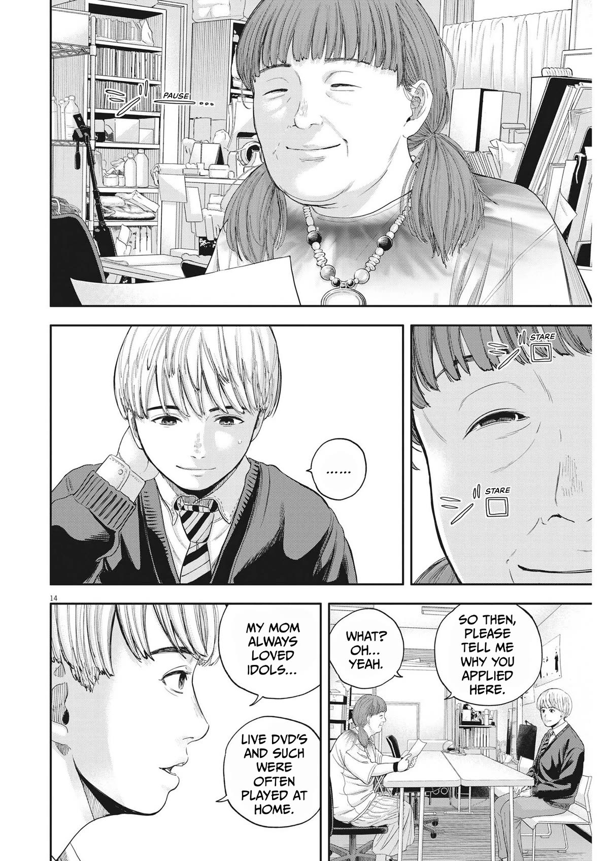 Yumenashi-sensei's Guidance Counseling Chapter 7 page 14 - Chapter 7: Aspiration: Male Idol Part 2