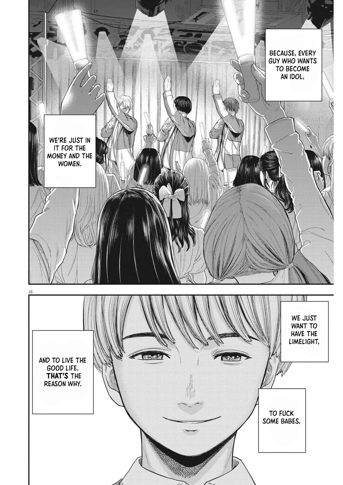 Yumenashi-sensei's Guidance Counseling Chapter 7 page 16 - Chapter 7: Aspiration: Male Idol Part 2