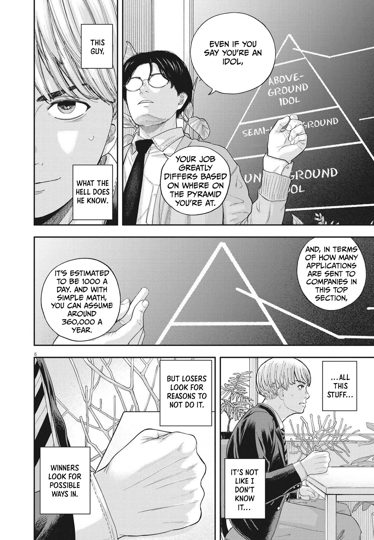 Yumenashi-sensei's Guidance Counseling Chapter 7 page 6 - Chapter 7: Aspiration: Male Idol Part 2