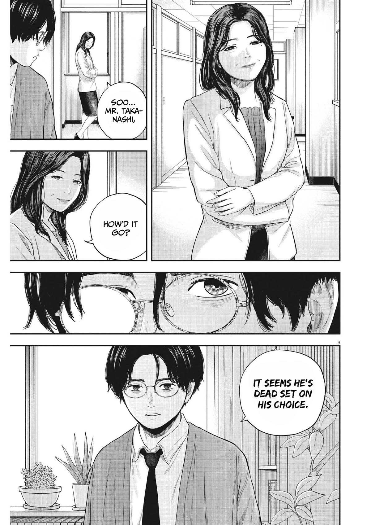 Yumenashi-sensei's Guidance Counseling Chapter 7 page 9 - Chapter 7: Aspiration: Male Idol Part 2