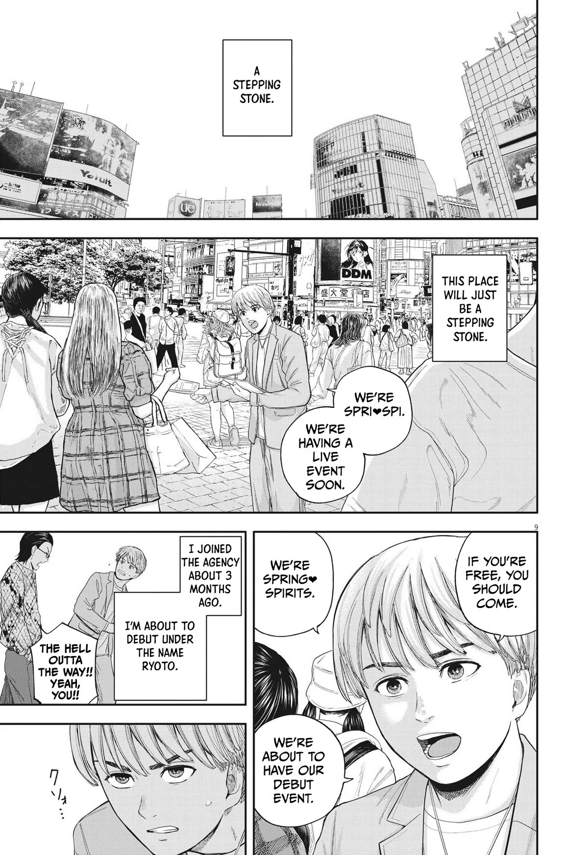 Yumenashi-sensei's Guidance Counseling Chapter 8 page 9 - Chapter 8: Aspiration: Male Idol Part 3
