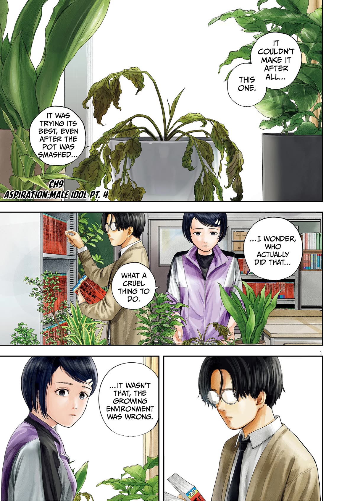 Yumenashi-sensei's Guidance Counseling Chapter 9 page 1 - Chapter 9: Aspiration: Male Idol Part 4