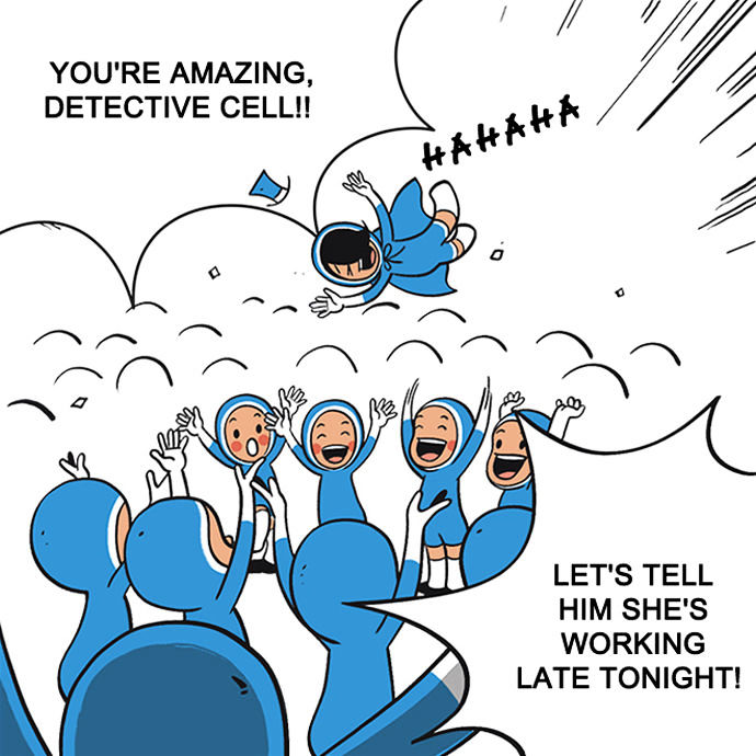 Yumi's Cells Chapter 2 page 15 - Chapter 2 : Loneliness