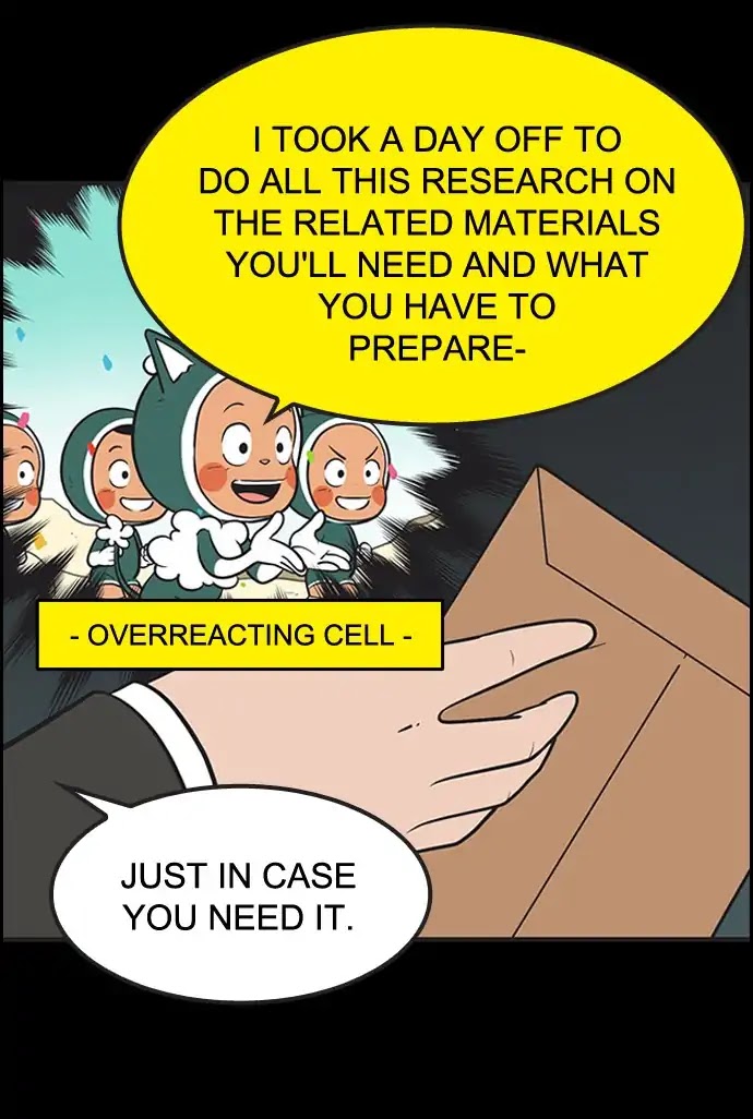 Yumi's Cells Chapter 352 page 19 - Chapter 352: You May Overreact in Front of Your Girlfriend