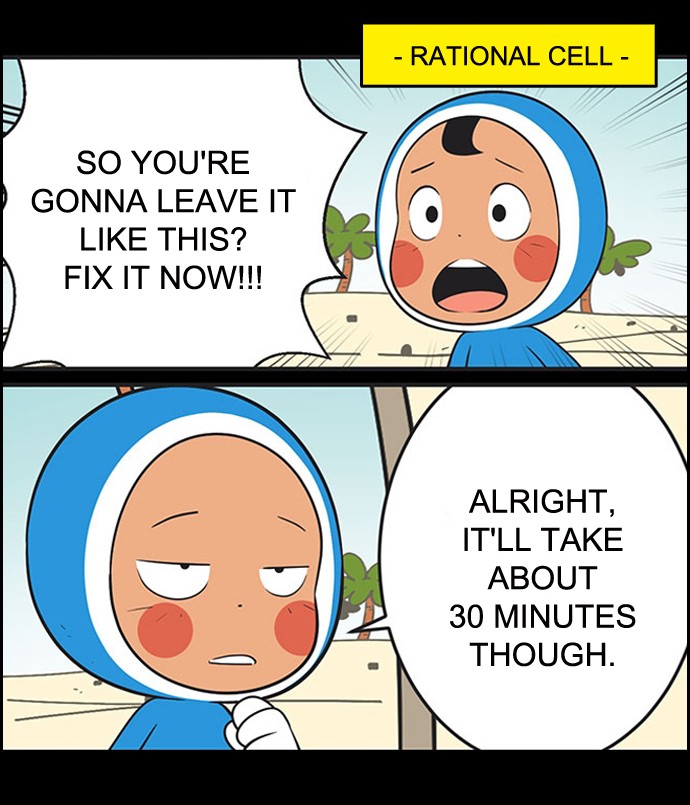 Yumi's Cells Chapter 402 page 12 - Chapter 402: Ep. 402 - It Stings