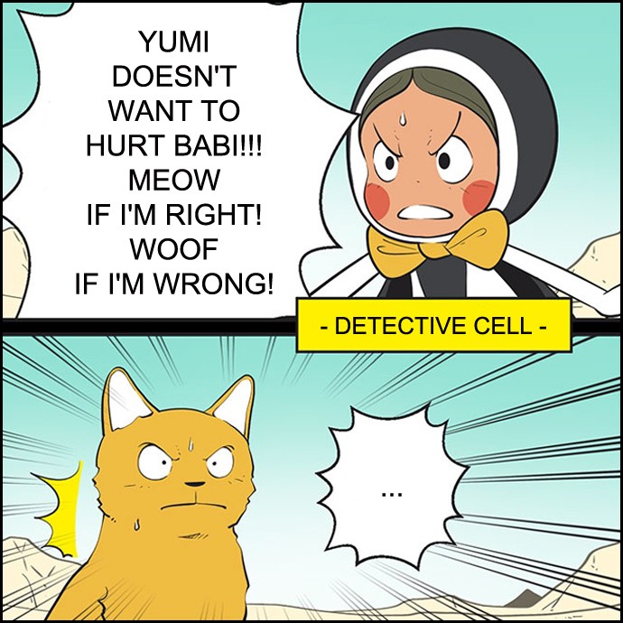 Yumi's Cells Chapter 416 page 14 - Chapter 416: Ep. 416 - Kitty vs Babi