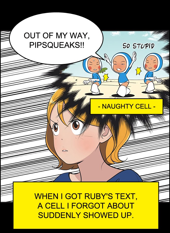 Yumi's Cells Chapter 432 page 17 - Chapter 432: Ep. 432 - Naughty Cell's Signal