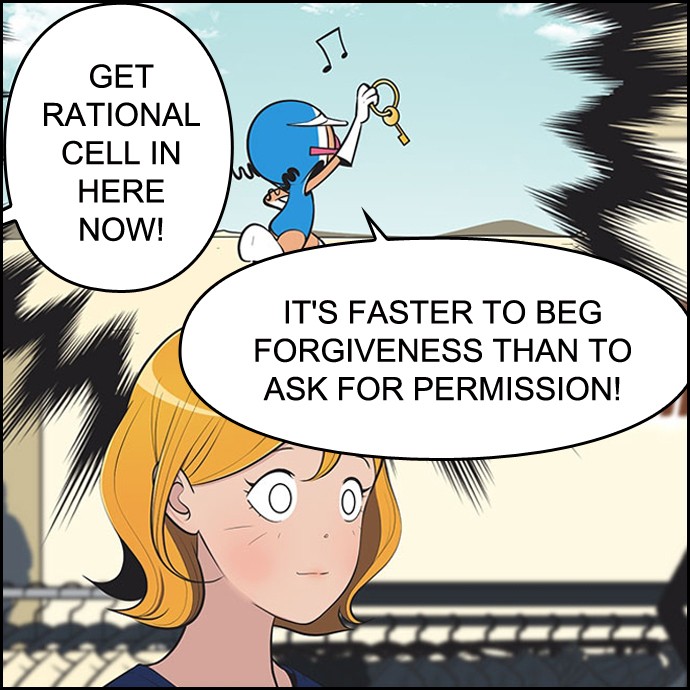 Yumi's Cells Chapter 434 page 13 - Chapter 434: Ep. 434 - The Signals You Get 2