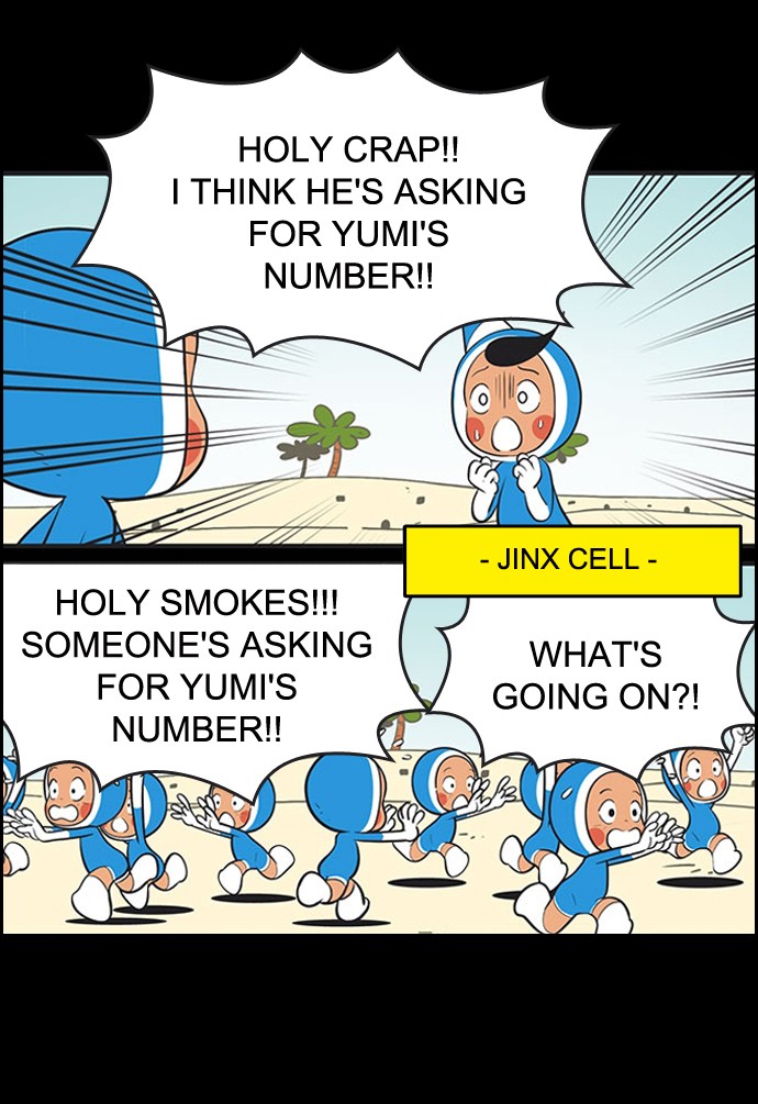 Yumi's Cells Chapter 450 page 21 - Chapter 450: Ep. 450 - Strawberry custard carp bread