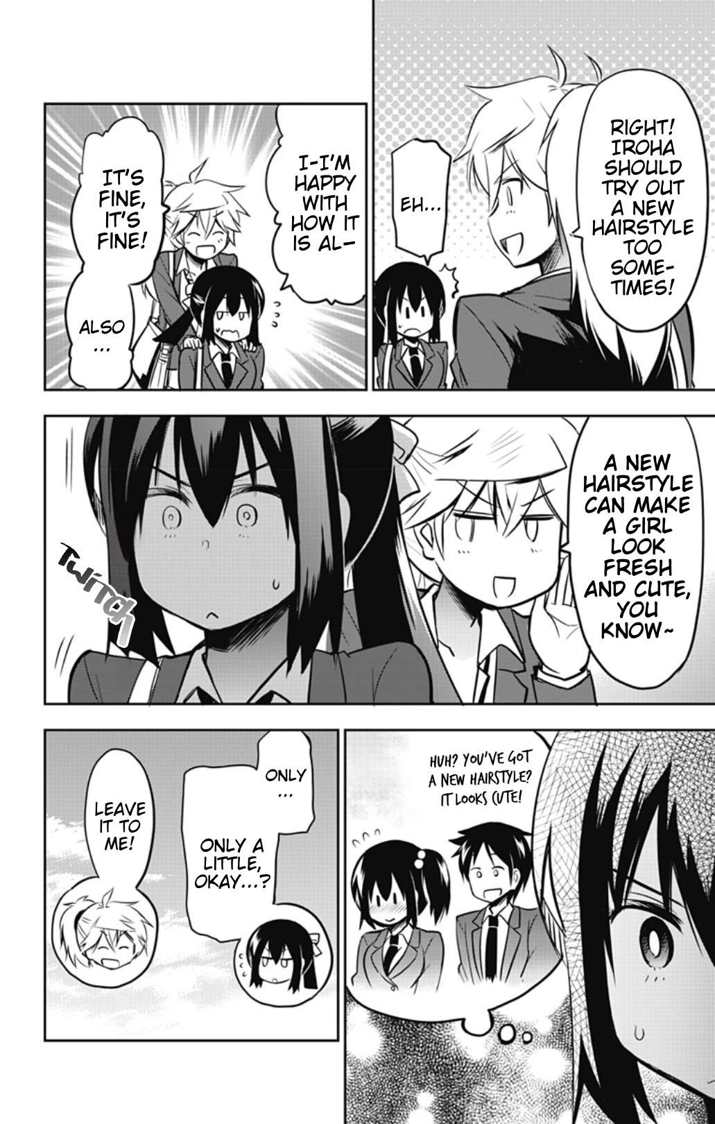 Yumizuka Iroha's No Good Without Her Procedure! Chapter 47 page 2 - Chapter 47: Yumizuka Iroha's Hairstyle