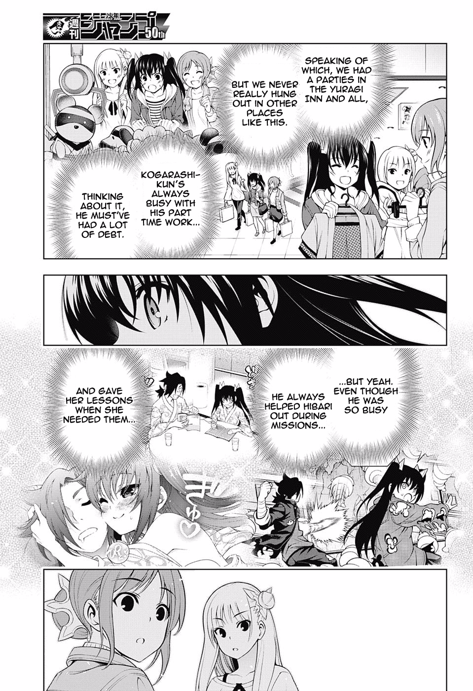 Yuragi-sou no Yuuna-san Chapter 102 page 13 - Chapter 102: The Outcome of Hibari-chan's Feelings