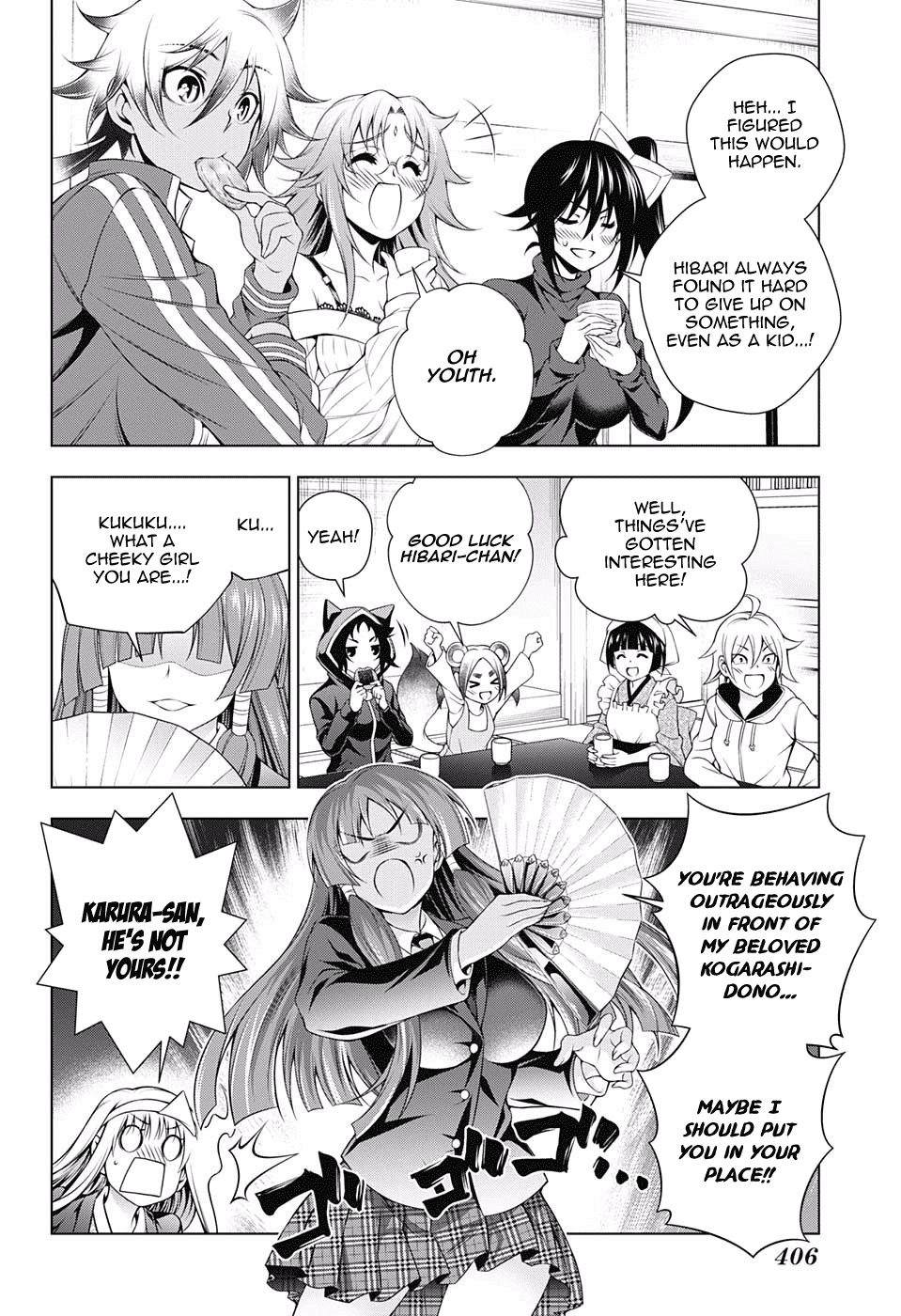 Yuragi-sou no Yuuna-san Chapter 103 page 18 - Chapter 103: Show Resolve! Hibari-chan