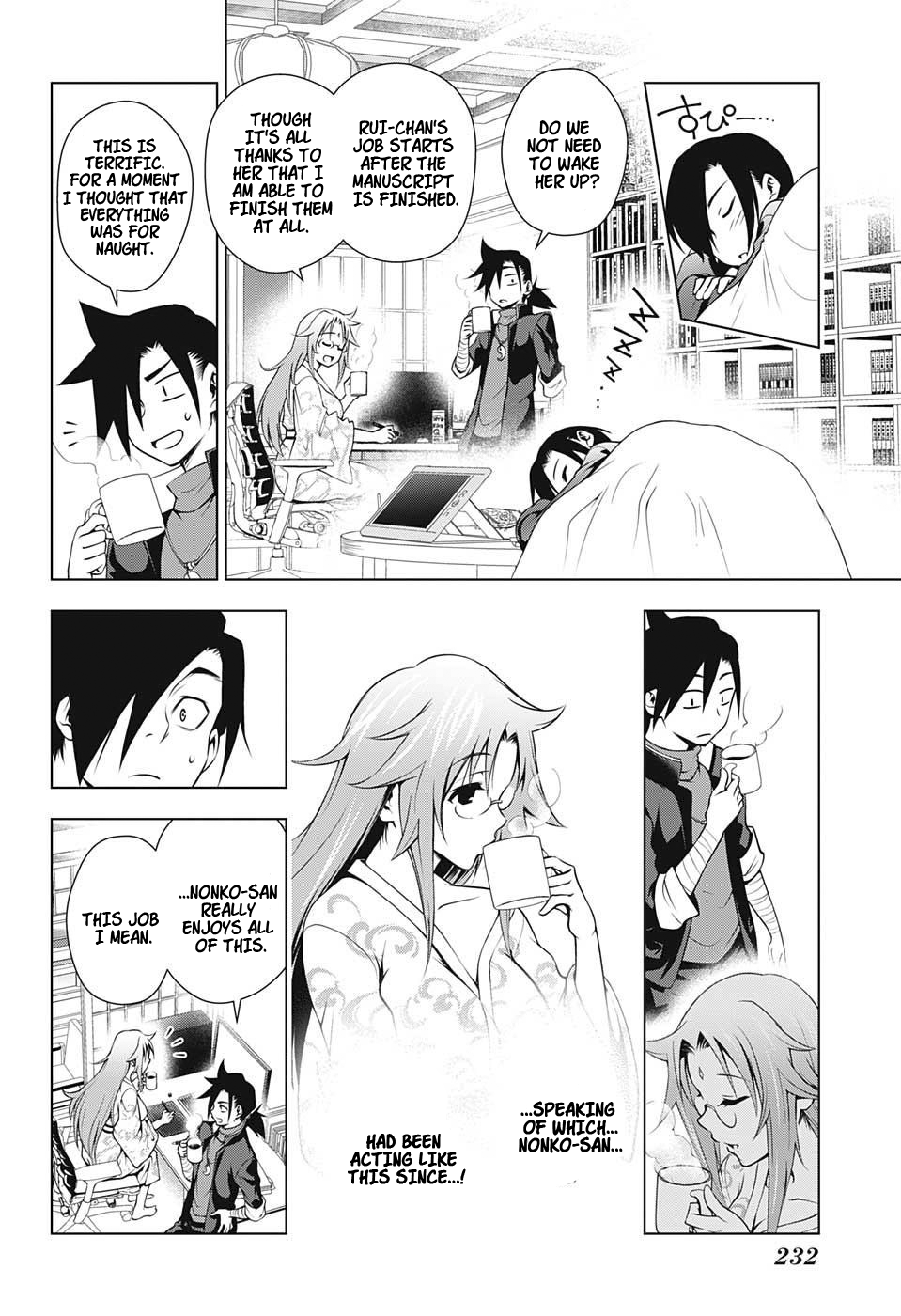 Yuragi-sou no Yuuna-san Chapter 11 page 14 - Chapter 11: Nonko-san's Crunch Time (uncensored)