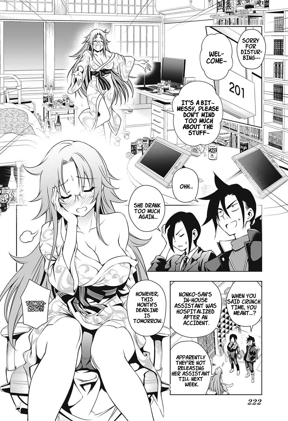 Yuragi-sou no Yuuna-san Chapter 11 page 4 - Chapter 11: Nonko-san's Crunch Time (uncensored)