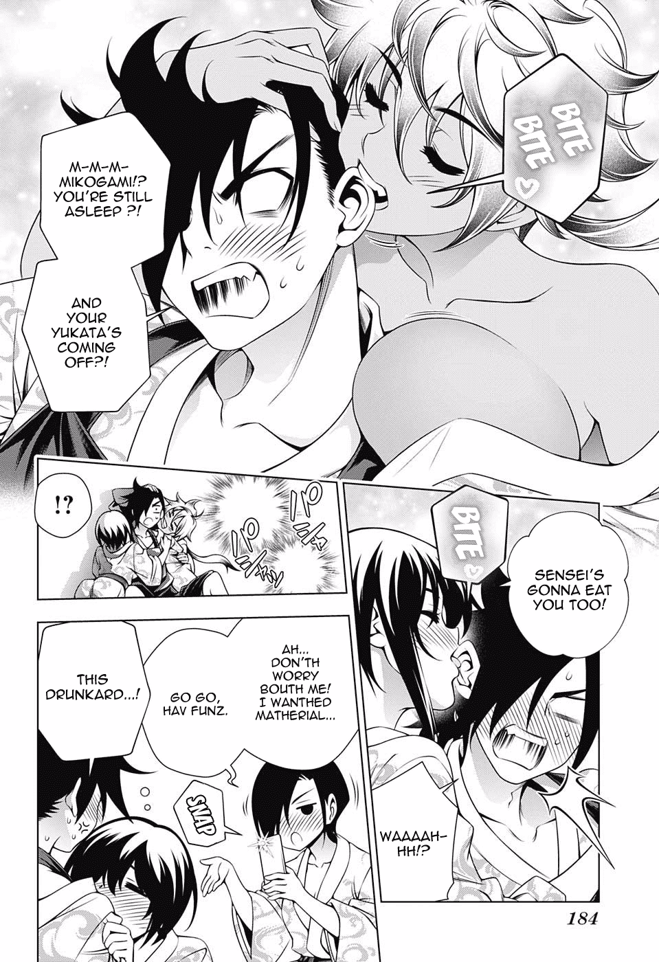 Yuragi-sou no Yuuna-san Chapter 111 page 12 - Chapter 111: Yumesaki-sensei's Wild Ride