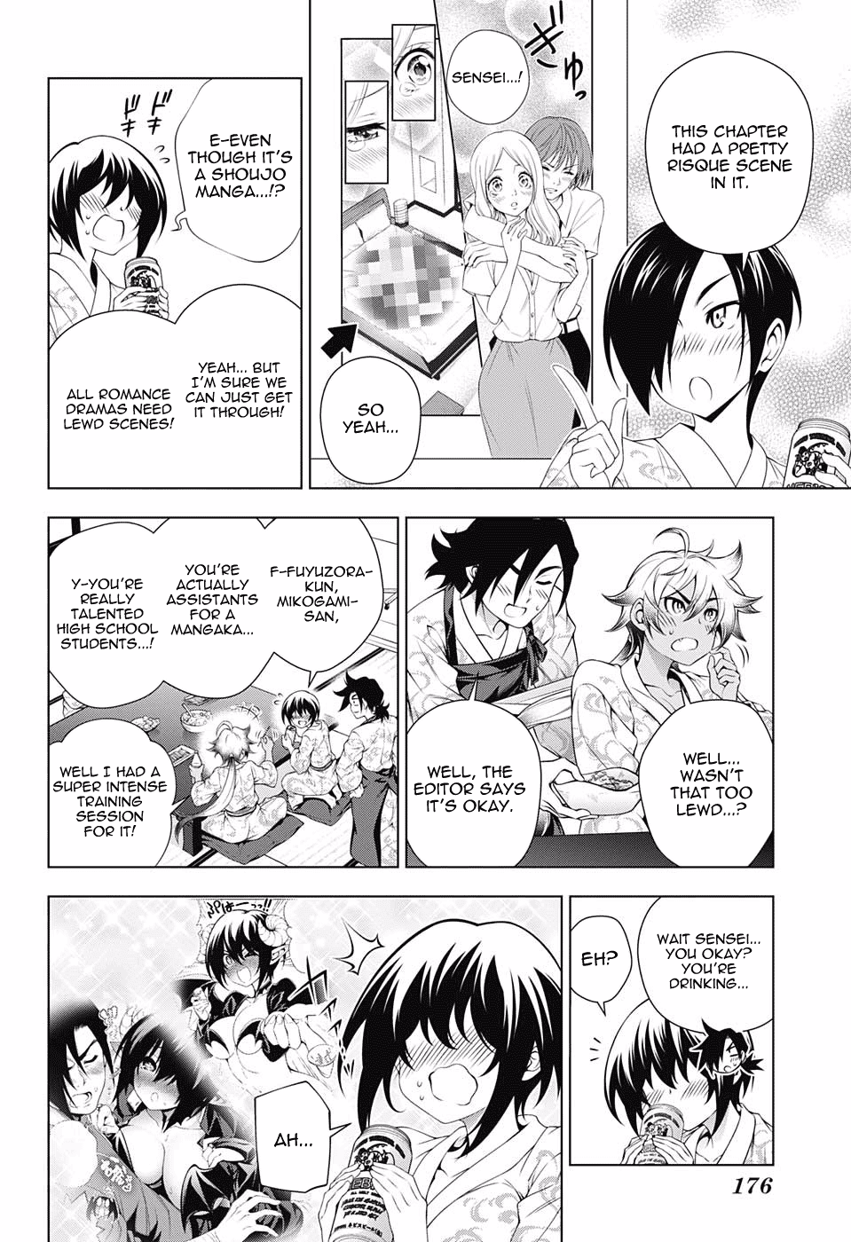 Yuragi-sou no Yuuna-san Chapter 111 page 4 - Chapter 111: Yumesaki-sensei's Wild Ride