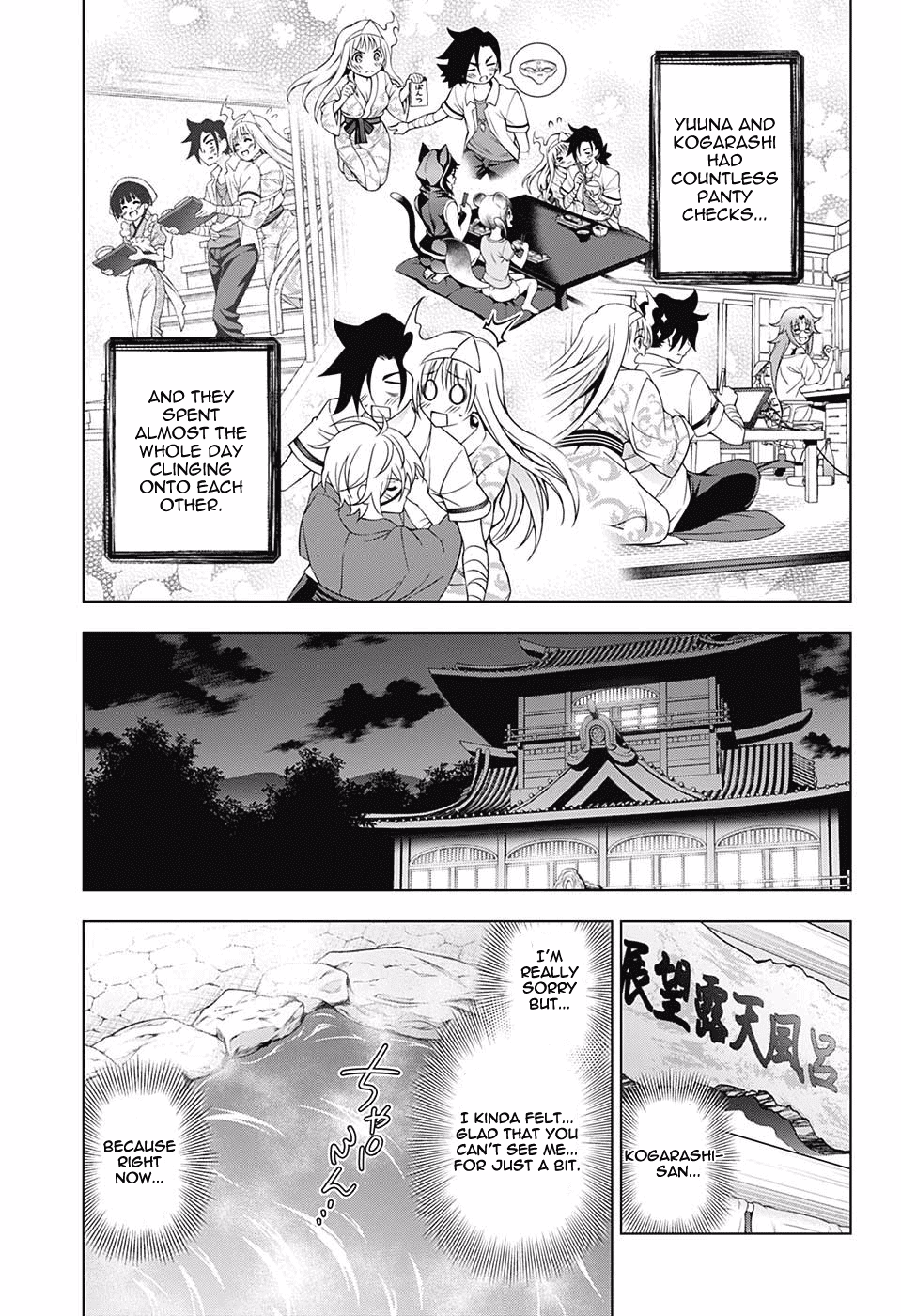 Yuragi-sou no Yuuna-san Chapter 114 page 11 - Chapter 114: Yuuna-san Can't Be Seen?!
