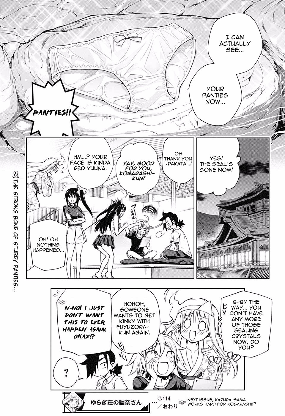 Yuragi-sou no Yuuna-san Chapter 114 page 19 - Chapter 114: Yuuna-san Can't Be Seen?!