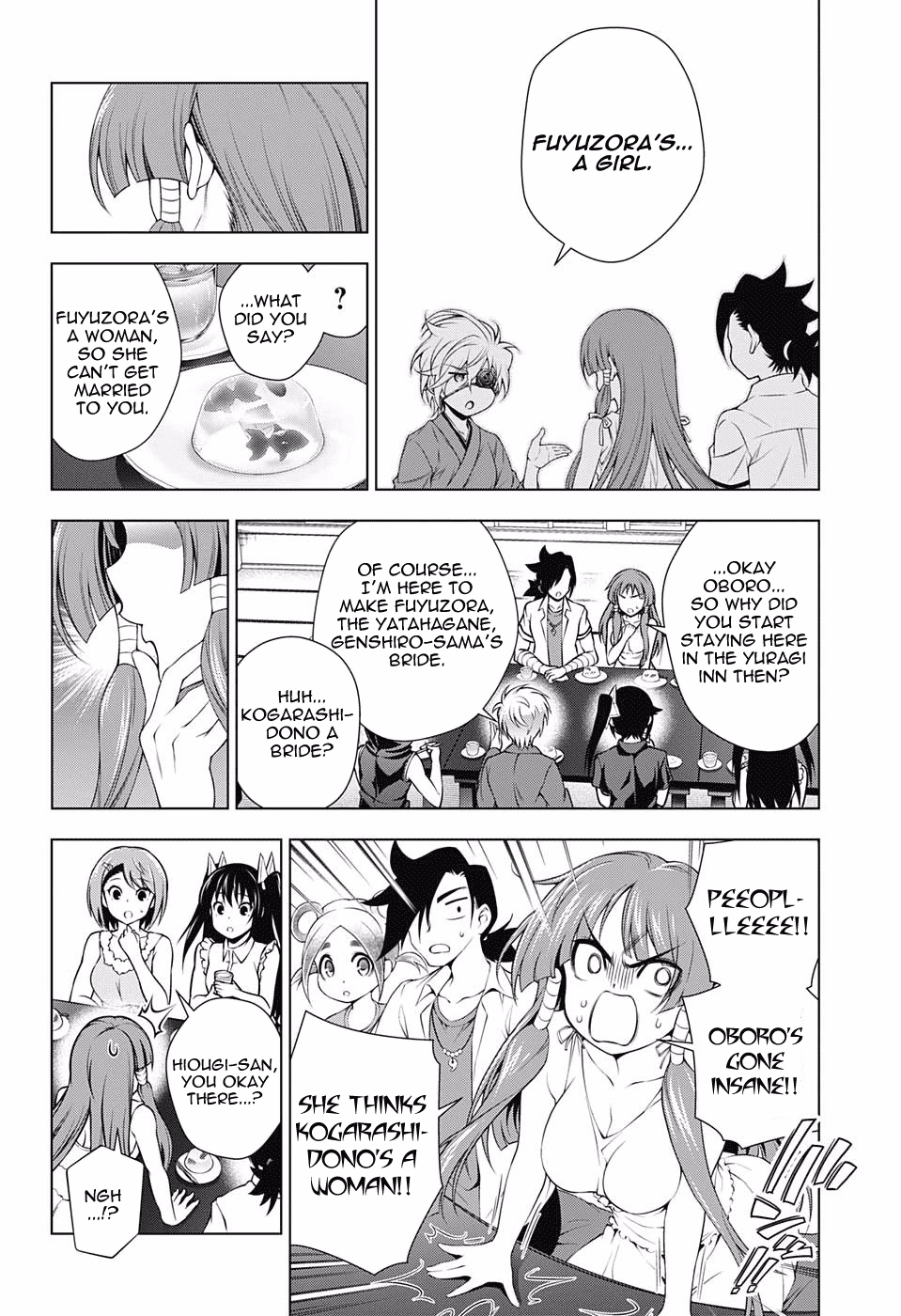 Yuragi-sou no Yuuna-san Chapter 115 page 6 - Chapter 115: Karura-sama's Struggle
