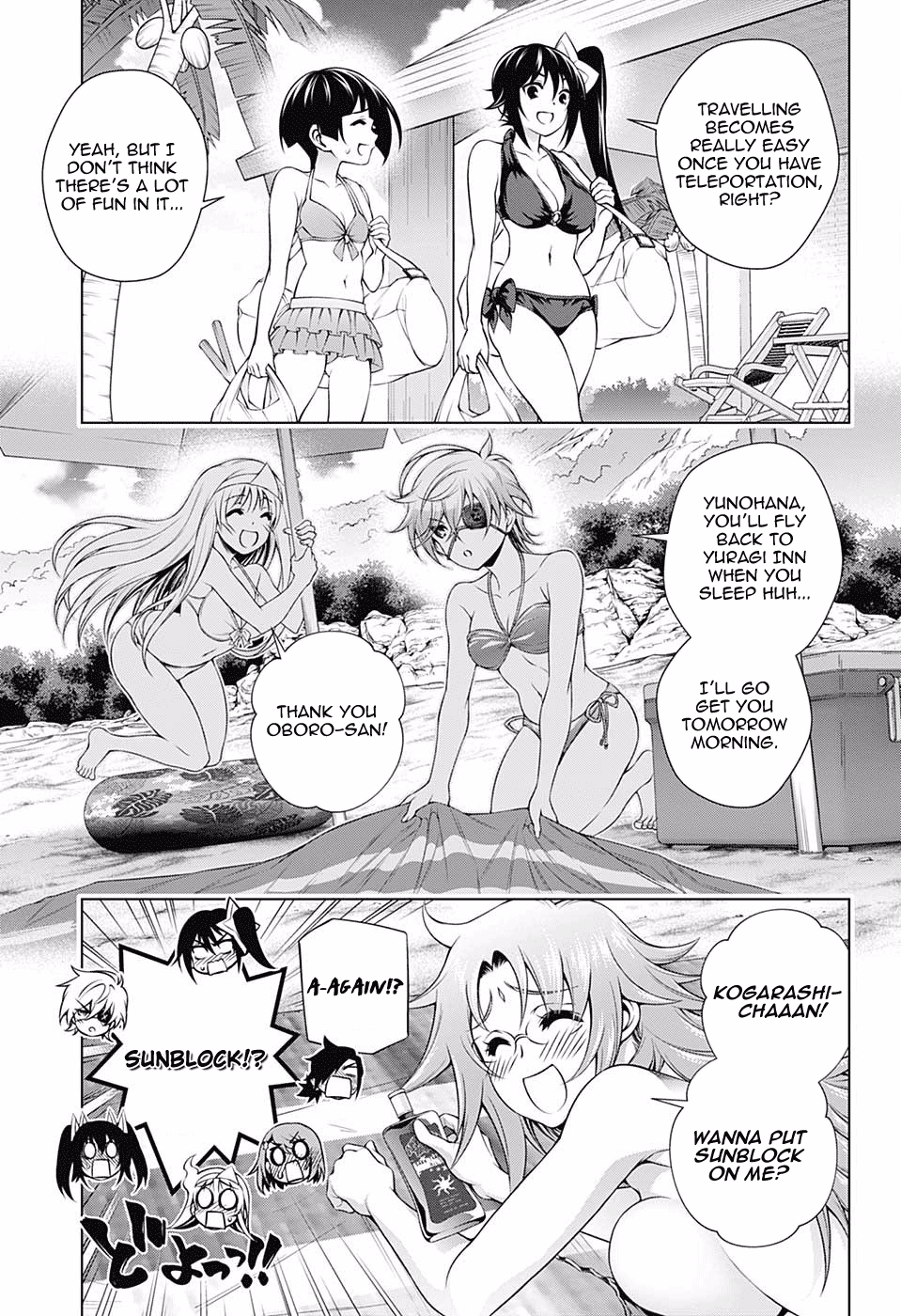 Yuragi-sou no Yuuna-san Chapter 118 page 9 - Chapter 118: Everyone to the Beach!!